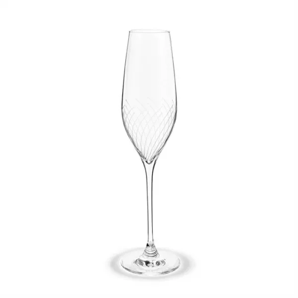Holmegaard Cabernet Lines champagneglas - 29 cl, 2 st
