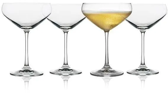 Lyngby Glas Champagneglas/Cocktailglas 4-pack
