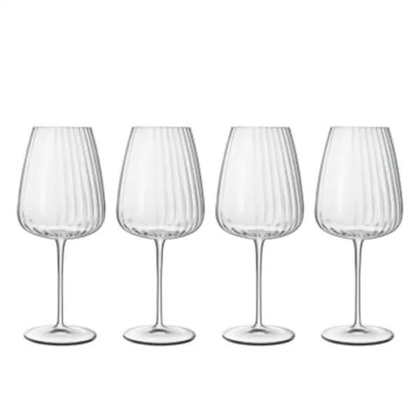 Luigi Bormioli Optica bordeaux-rödvinsglas - 70 cl 4 st.