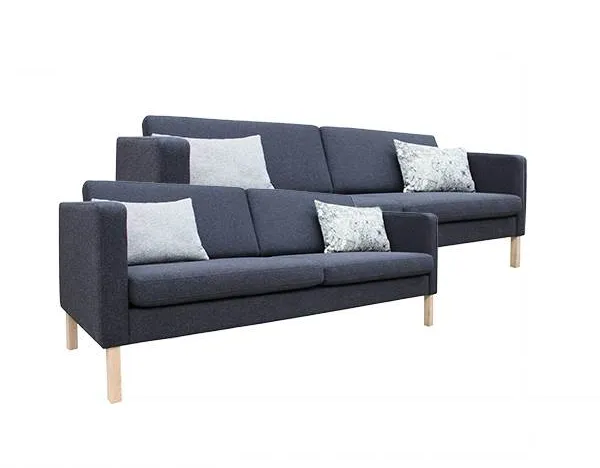 Stouby Bace soffgrupp 2+3 pers. med MainLine Flax-tyg